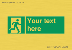 Custom Safe condition: Emergency exit (right hand)